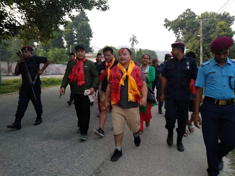 नेकपाका केन्द्रीय नेता राई अदालत परिसरबाट पुनः गिरफ्तार, ब्युरो कार्यालय सचिवसहित ३ जना रिहा