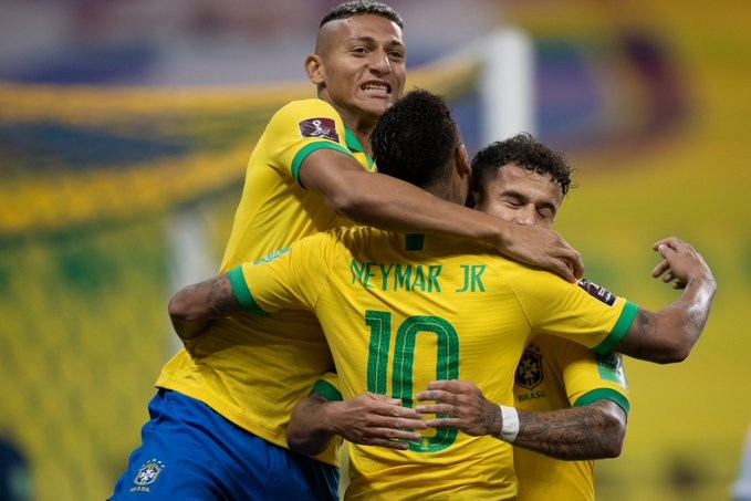 ब्राजिल विश्वकप फुटबल छनौट खेलमा विजयी