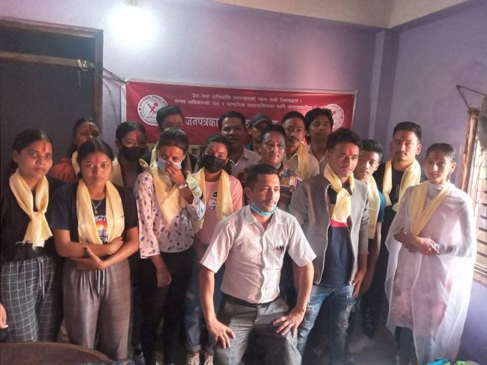जनपत्रकार संगठन नेपाल धादिङको प्रथम जिल्ला भेला सम्पन्न, अध्यक्षमा सुन्दर तामाङ