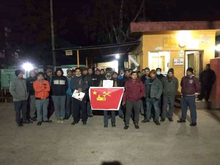 हेटौंडामा अखिल नेपाल क्रान्तिकारी औद्योगिक मजदुर संघद्वारा प्रदर्शन