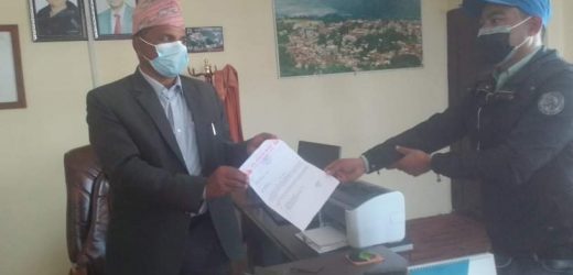 युवा सङ्गठन नेपाल पाल्पाले जिल्ला प्रशासन कार्यालयमा ज्ञापनपत्र बुझायो