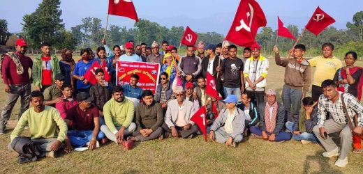 विप्लव समूहका दर्जनौँ नेता–कार्यकर्ता नेकपा (बहुमत) मा प्रवेश