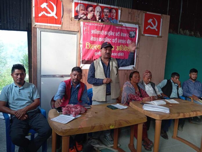क्रान्तिकारी कम्युनिस्ट पार्टी नेपाल गुल्मीको संयोजकमा तेजकुमारी थापा